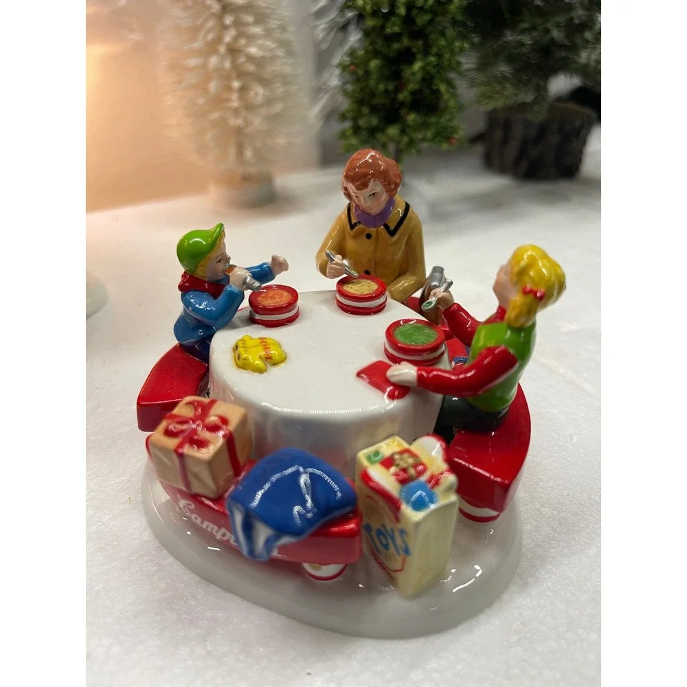 Dept 56 Snow Village CAMPBELL'S SOUP COUNTER & M'm M'm GOOD Accessory 56.55309